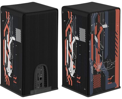 Cubierta antipolvo para consola Xbox Series X, puerto de cable de fácil acceso, funda protectora impermeable a prueba de polvo para consola de juegos Xbox Series X