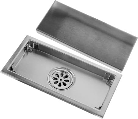 KONTONTY Desagüe De Ducha De Inoxidable Cubierta Anticlog y Fácil De Limpiar para Baño y Balcón Diseño Moderno y Resistente La Corrosión