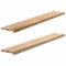 vidaXL Fensterbänke 2 Stk. Unbehandelt 160x25x2 cm Massivholz Eiche, Fensterbrett, Holz Treppenstufe, Holz Fensterbrett, Fensterbank Eichenholz