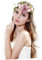LIFKOME Bandeau À Fleurs Couronne Guirlande De Fleurs De Lys Enterrement De Vie De Jeune Fille Royal S Pour Femme