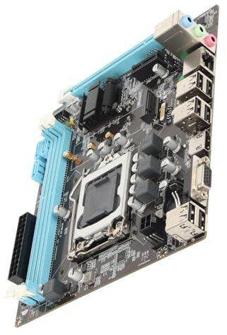 H6 Ng Mainboard A 155 Porte NVME M.2 con Interfaccia WiFi, VGA e HD Multimedia, 6 USB 2.0, 3 2.0 Motherboard ITX