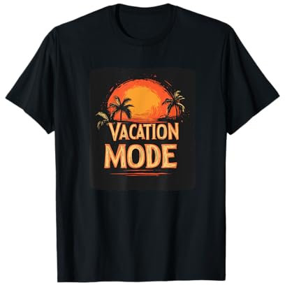 Lustiges Urlaubsmodus Kostüm für Palmen Jungen und Mädchen T-Shirt