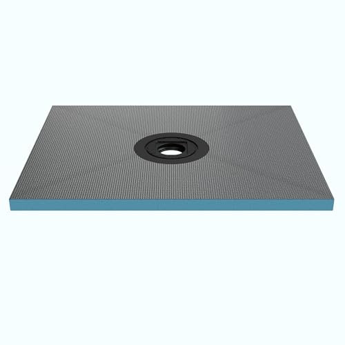 Mai & Mai Receveur de Douche à Carreler XPS 80x100cm avec Bonde Recoupable sur Mesure pour Douche