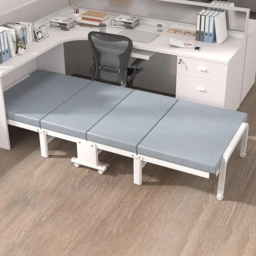 Kanduo Cama Plegable portátil, Cama de Invitados con colchón, sofá Cama Individual, Cama Plegable, Cama de Camping Resistente(190x65x20cm)
