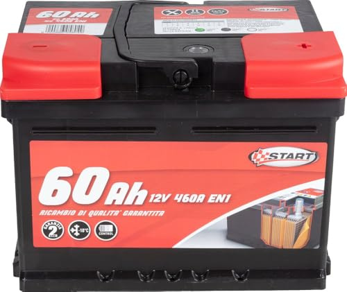 Batteria Auto 60AH 12V 540A polo positivo destro Cassetta L2 - Batteria auto polo - Ricambio veicolo