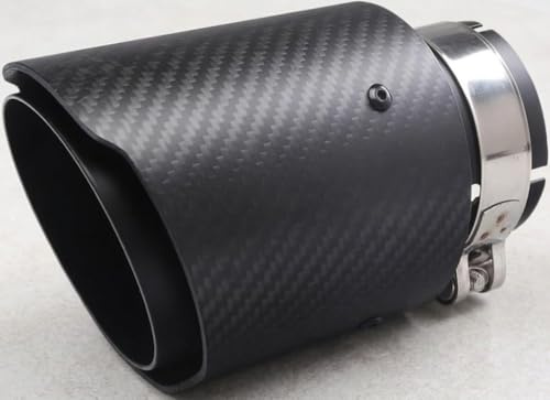 GUOQINGYUANHANG 1 Stück Auspuffblende für BMW X5 G05, X5 M 2019-2025, Endrohr Auspuff, Schalldämpfer, Sportliches Endstück, Eingang 63mm, Ausgang 89mm