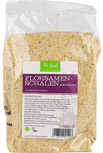 Dr. Groß Flohsamenschalen indisch, 1er Pack (1 x 250 g)