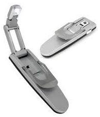 Folding Arm clip-on LED Reading Light Lamp for Amazon Kindle 3G 4 Sony book Grey By Inocomms
