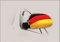 Aussenspiegel Fahne 2er Set Deutschland