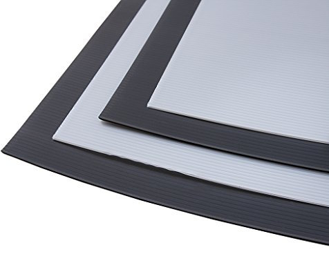 10 x Black Polyflute Correx Sheets for Hard Floor & Surface Protection 2mm x 240cm x 120cm (white optional) - select your pack size