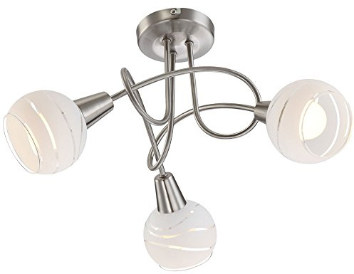 GLOBO Deckenleuchte, 0, 40W, nickel matt |