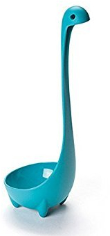 Ototo Nessie Schöpflöffel - Loch Ness Monster Suppenlöffel (Blau)