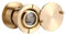 Judas de 28 mm judas de porte de Large Angle de Visualisation Visionneuse de Porte Antivol avec Cache de Protection pour 35 mm-60 mm Épaisseur de Porte (Golden)