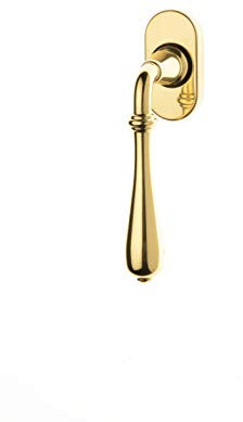 Ghidini Fenstergriff NOVECENTO DKx40, Edelstahl, 100% Edelstahl, Gold, Olive