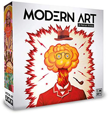 Asmodee - Modern Art, Brettspiel, 3-5 Spieler, 14+ Jahre, italienische Ausgabe