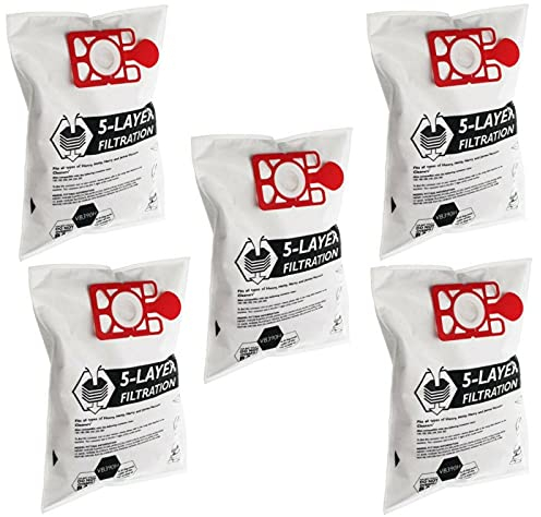 UTIZ - Compatible with Henry Hetty Hoover Bags | Replacement for NVM-1CH/907075 (Pack of 5)