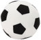 SPARKA IKEA Stoffball Softball mit 20cm Durchmesser - Fußball in SCHWARZ-Weiss - waschbar - Keine Altersbeschränkung