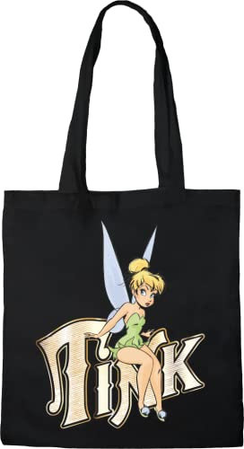 Disney BWDTINKBB003 Tote Bag Fee CLOCHETTE, schwarz, 38 x 40 cm
