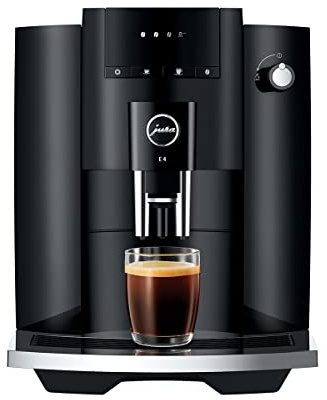 JURA E4 Piano Black Automatic Coffee Machine