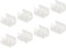 sourcing map 100 Stück LED Neon Montageclips Befestigungsklemmen Halter für 8mm Silikon LED-Lichtstreifenclips LED Neon Flexstreifenbeleuchtung