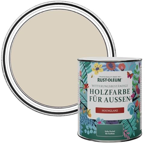 Rust-Oleum Beige Mould-Resistant Garden Paint In Gloss Finish - Hessian 750ml