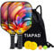 Pickleball-Paddel 2er-Set, USAPA-zugelassenes Pickleball-Schläger-Set und Zubehör, Griffbänder, Pickle-Bälle, tragbare Pickleball-Tasche, TIAPAD Fiberglas, leichtes Pickle-Ball-Paddel für Erwachsene