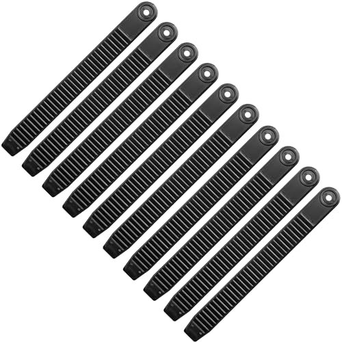 Shupakul Snowboard Ankle Bindings Straps - 7.9 x 0.8 Inch Snowboard Ladder Straps Binding Replacement with Screws for Snowboard Ski Strap-in Binding System