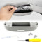 Porta Occhiali da Sole Auto per Alfa Romeo Giulia Stelvio Mito Giulietta Tonale Alfa 4C, ABS Portatile Portaocchiali Visiera Supporto per Occhiali Organizer Vani Contenitori Interni Accessorio