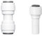 Qrity 1 Pezzi Raccordo Filtro Acqua ad Osmosi Inversa, 3/8'' Quick Connect Depuratori d'Acqua Raccordi + 3/8'' a 1/4 Push-in Connettore Rapido