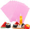 Bolosa 12 Bienenwachsplatten, Wachsplatten für Kerzen, Taufkerze Selber machen set, Wachsplatten zum Kerzen Verzieren, Kerzen Bemalen Set Rosa, für Erwachsene und Kinder(20x15cm)