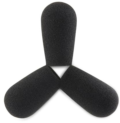 LEFXMOPHY Mikrofon-Schaumstoff für Blue Tiger Elite Plus/Elite Ultra/Elite Plus Premium/Storm Bluetooth-Headset-Mikrofon-Ersatz-Pop-Filterschutz, 3er-Pack Windschutzscheibe