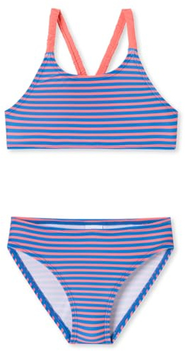 Schiesser Mädchen Schiesser Mädchen Bustier Bikini Set - Aqua Kids Girls - Größe 92 Bis 140 Bikini-Set (2er Pack)