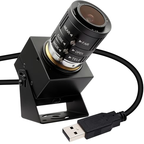 Svpro 12MP 4K 30fps Webcam with Zoom, 1080P 120fps High Speed USB Camera for Industrial, Golf Swing Camera, UVC Plug and Play for Computer, Laptop, Raspberry Pi