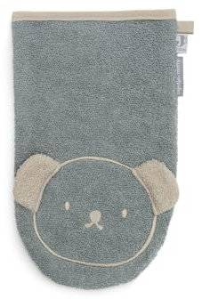 Jollein Waschhandschuhe Baby - Frottee - Boris - 27x16cm - 100% Baumwolle - Waschlappe Baby - OEKO-TEX Zertifiziert - Miffy Kollektion