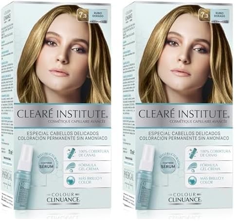Colour Clinuance | 7.3 Goldene Blondine | Haarfärbemittel für empfindliches Haar Dauerhafte Färbung ohne Ammoniak | Mehr Glanz Intensive Farbe 100% ige Deckung | Dermatologisch getestet