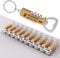 Stepdiy 30pièces Décapsuleur en bois multifonctionnel personnalisé pour les fêtes de mariage, cadeaux de mariage pour les invités, porte-clés décapsuleur gravé.
