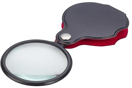Beaupretty 5st Lupe Vergrößerungslinse Schlüsselringe Für Schlüsselanhänger Black