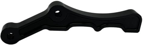 CJHSRYVX Accessory Staffa Pinza Freno Anteriore Radiale for Moto, Compatibile con rotori Touring Sportster Softail da 11,5 e 11,8(all Black)