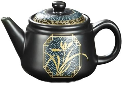 keramische Teekanne, Retro Teekanne Handgemachte Chinesische Porzellan Haushalt Antike Teekanne for Infuser