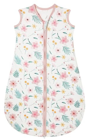 Lilian&Gema Gigoteuse d'Été 0.5 TOG 18-24 Mois – Sac de Couchage Léger pour Nouveau-né et Bébé, Turbulette d'Été Ultra-Douce et Sécurisée pour Un Sommeil Confortable