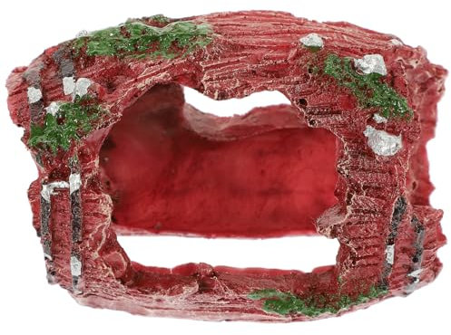 Kisangel Kunstharz Bastelhöhle Aquariumpumpe Aquariumbeleuchtung Aquariumdekorationshalter Lebensraum Für Kleine Fische Aquariumlampe Aquariumdekor Aquariumpflanzen Set