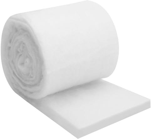 ZMDMAH 2 m Aquarium Filterschwamm Eingedickt Filtermatte Aquarium Weiß Filterwatte Aquarium Filterpads Aquarium für Aquarien Fischteiche 12cm x 3cm