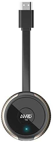 HDMI Inalámbrico Transmisor y Receptor 4K/5.8G, VGA&HDMI Pantallas Dual Wireless Transmitter Receiver, de Laptop/TV Box/Cámara/USB C/BLU-Ray/PS a HDTV/Proyector/Monitor 165FT/50M