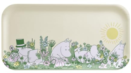 MOOMIN | Tablett | Im Garten | 43 x 22 cm