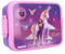 My sweety pop - Scatola per merenda - pranzo box - per bambini - asilo - scuola - vacanze - pasto - 16 cm - idea regalo (Unicorn Academy - viola)