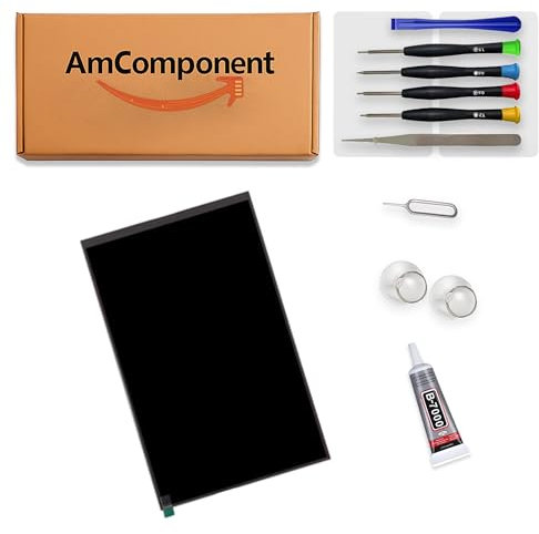 AmComponent - pannello LCD di ricambio per IPAD 7 / IPAD 8 / IPAD 9 display 10,2 schermo 10.2