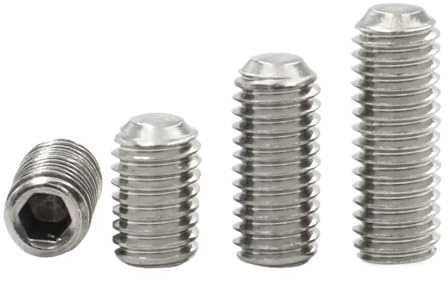 1/2/5/10/20 Stück M1,6 M2,5 M3 M4 M5 M6 M8 M10 M12 Innensechskant-Gewindestift DIN 916(8mm,M1.6 (20pcs))