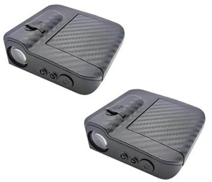 WENINETIES 2Pcs Car Door Projector Lights for Mercedes Benz EQB X243 I 2021-2025, Car Logo Welcome Light Custom Car Door Projector Lights Wireless Welcome Puddle Lights