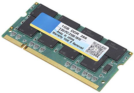 Cryfokt Memoria per Laptop DDR PC-2100, capacità 1G, RAM Ad Alta velocità, Compatibile con /, Modulo di Circuito Durevole per velocità e Prestazioni, Ideale per le attività Quotidiane
