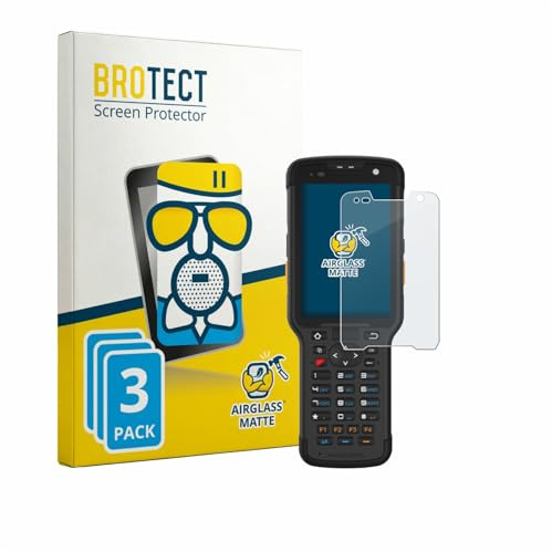 BROTECT Entspiegelungs Schutzglas für Newland Speedata SD35 Leo (3 Stück) Schutzfolie Glas Matt [Extrem Kratzfest 9H, Anti-Reflex, Anti-Fingerprint]